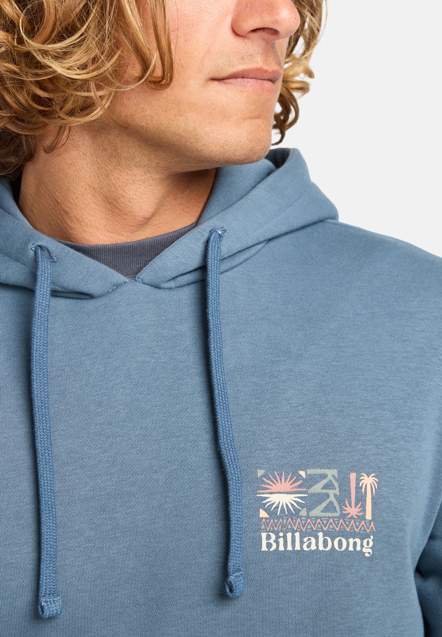 Billabong FOUNDATION - Sweatshirt com capuz - slate blue/azul