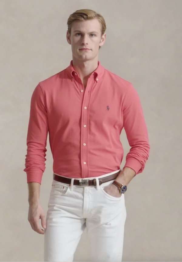 FEATHERWEIGHT MESH SHIRT - Shirt - rot2