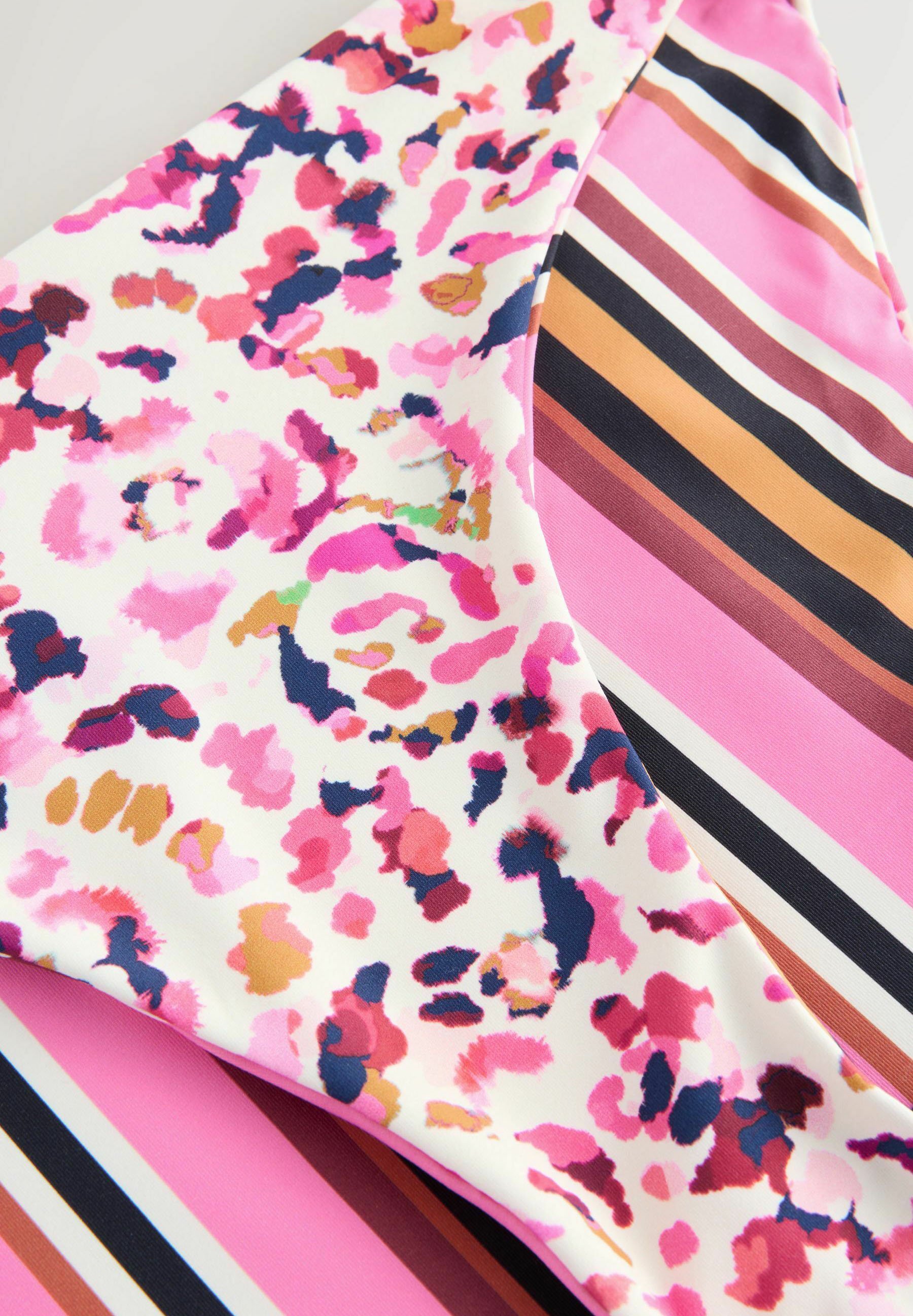 Reversible high-leg bikini bottoms