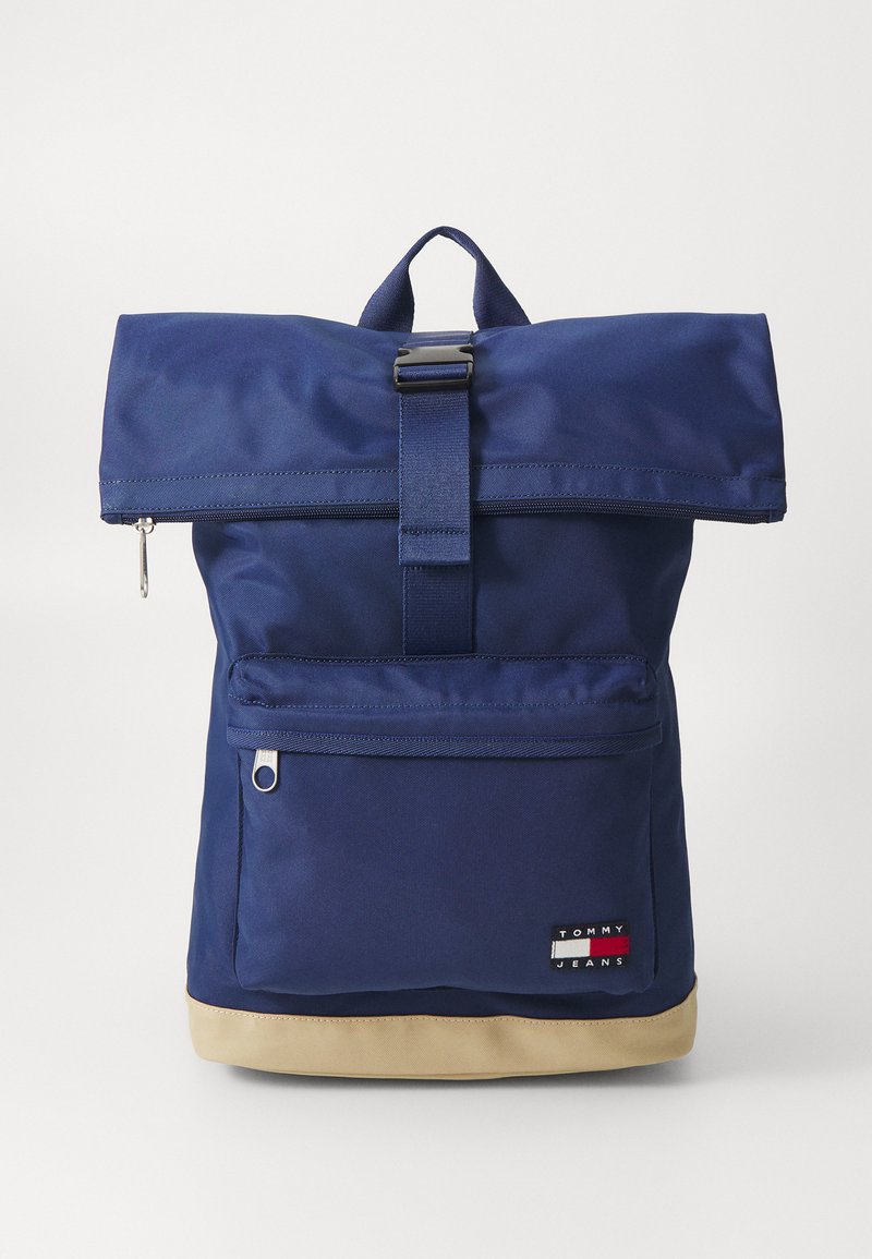 Tommy Jeans DAILY ROLLTOP BACKPACK - Rucksack - blue