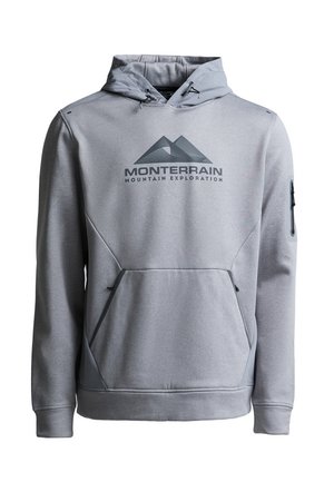 Monterrain, Sweat à capuche - grey marl