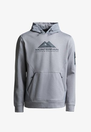Monterrain, Sweat à capuche - grey marl