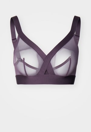 DKNY Intimates BRALETTE - Kolmnurklõikega rinnahoidja - plum perfect