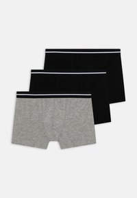 Name it - NKMBOXER 3 PACK - Underbukse - black/grey melange Miniatyrbilde 1