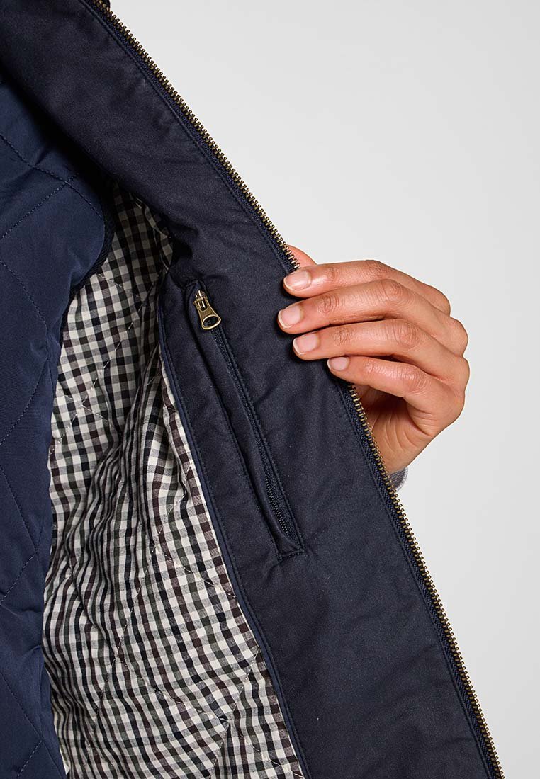 WAXED COTTON DOUBLE DECKER JACKET