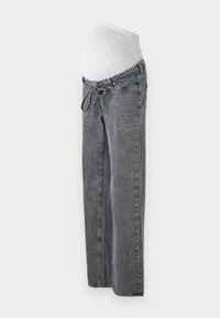 Vero Moda Maternity VMMTESSA WIDE BELT  - Traperice opuštenog kroja - medium grey denim