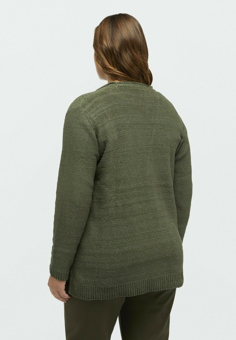 Cardigan Maglione Verde Militare Donna Elena Mirò Cardigan Verde