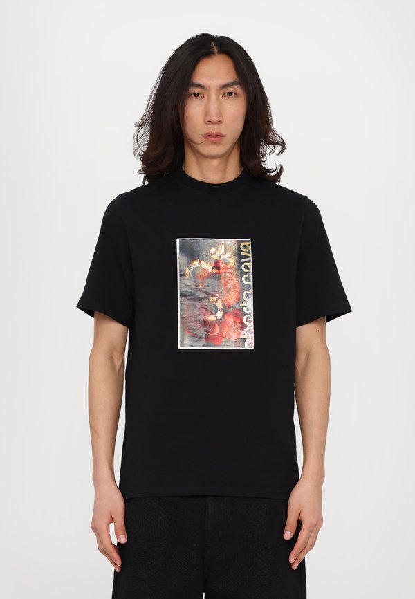 FLYER ROSES AND SNAKE FIT - Print T-shirt