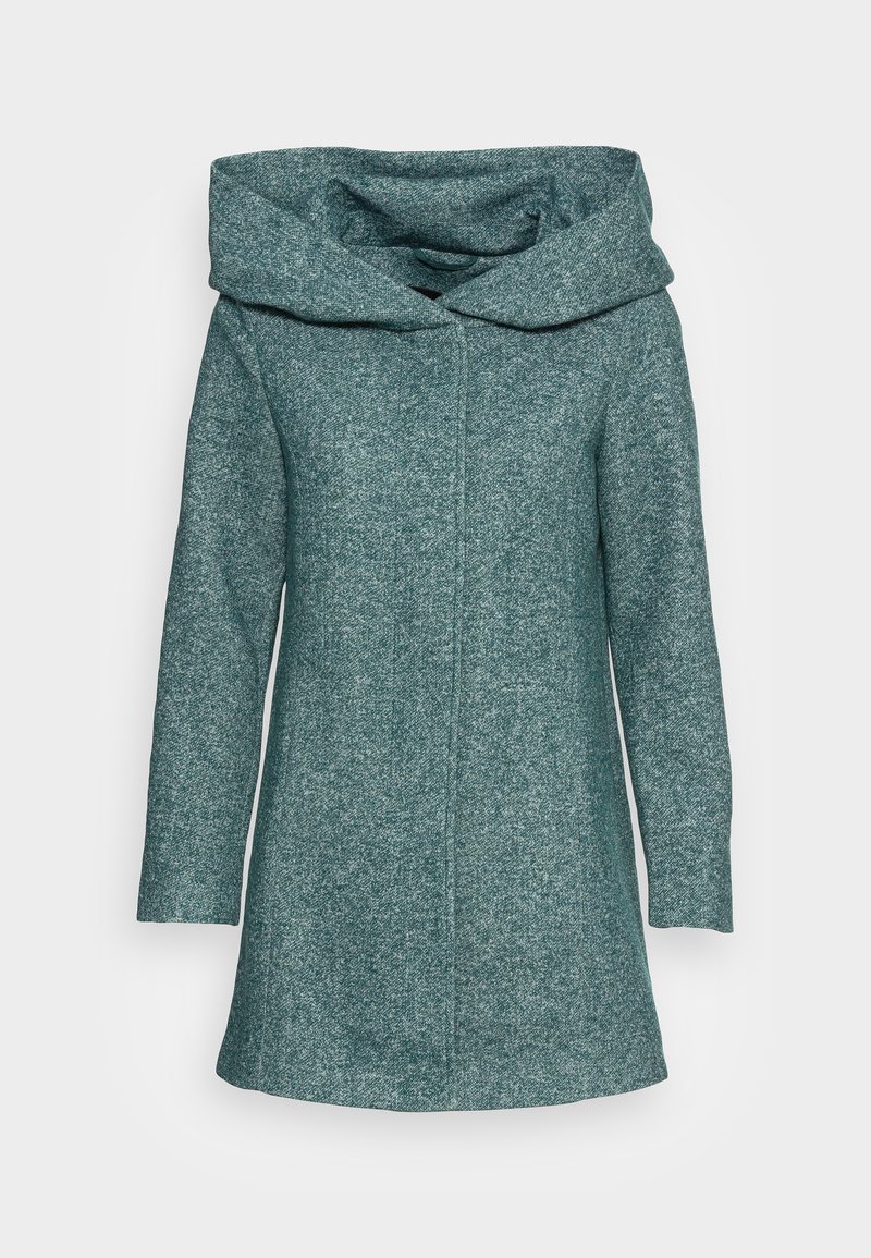 Vero Moda Halflange jas donkergroen