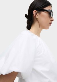 Marks & Spencer BUBBLE HEM PUFF SLEEVE - Camicetta - white