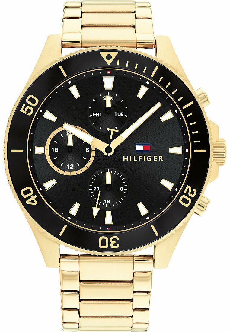 Tommy Hilfiger - Rannekello ajanottotoiminnolla - gold, Suurenna