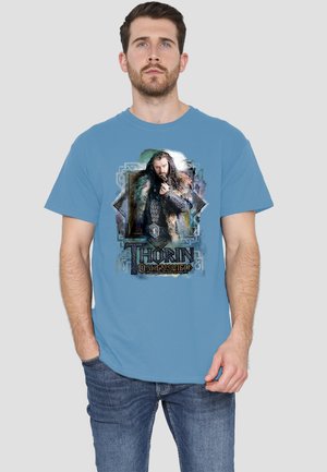 Cotton Soul, THE HOBBIT THORIN OAKENSHIELD - Print T-shirt - light blue