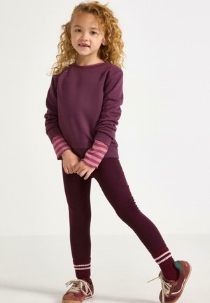 Lindex, LINDEX LEGGINGS WITH BRUSHED INSIDE LINDEX - Leggings - dark lilac