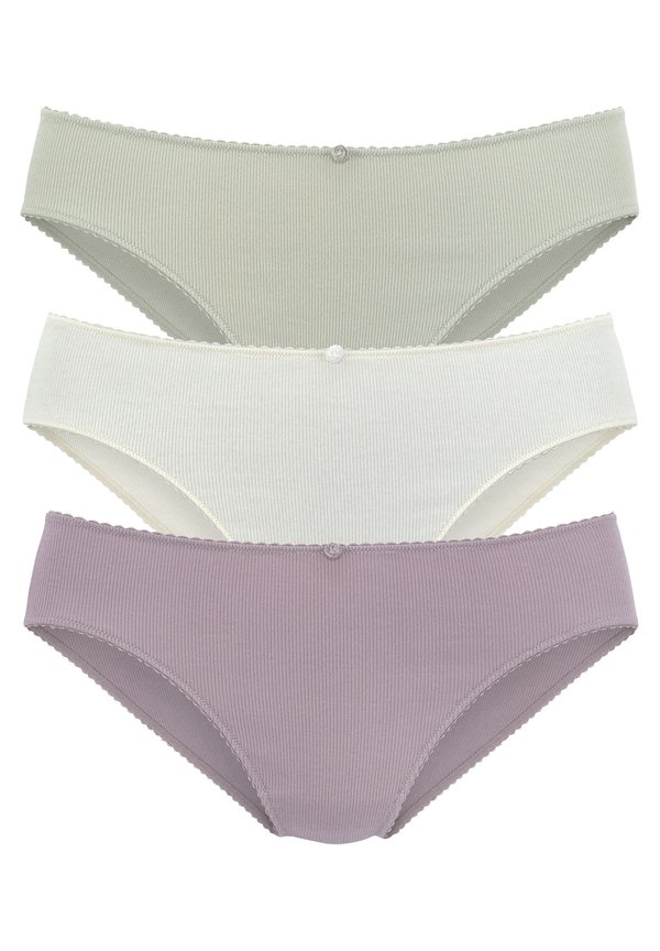 VIVANCE BY LASCANA 3 PACK - Briefs - mint creme flieder