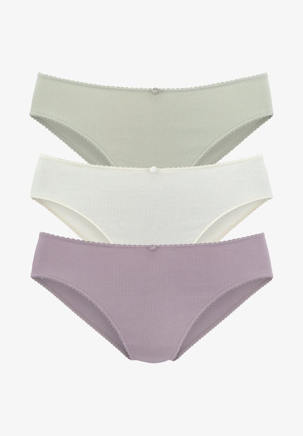 VIVANCE BY LASCANA 3 PACK - Briefs - mint creme flieder
