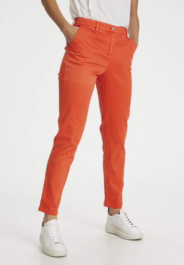 Chinos - pumpkin orange