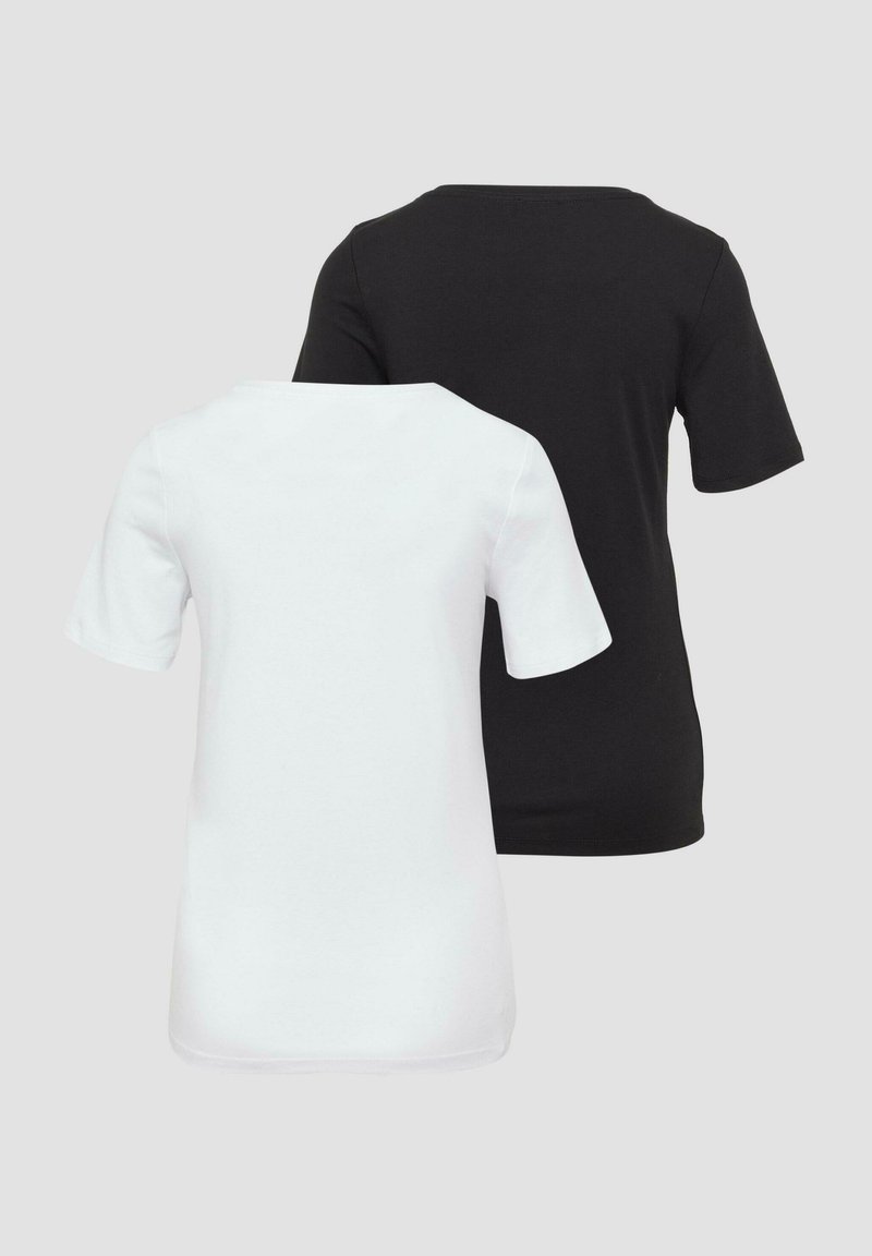 Maglia Manica Corta Scollo Madonna in Cotone Organico - Magliette Maniche Corte - Donna