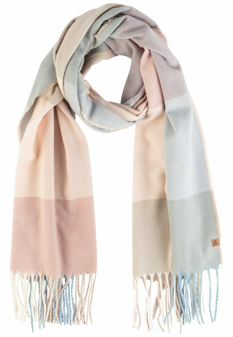 camel active MIT KARIERTEM MUSTER - Sjal / Tørklæder - vanille check