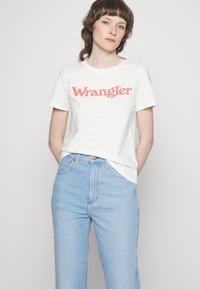 Wrangler WILD WEST - Calças de ganga de perna direita - crystal ice