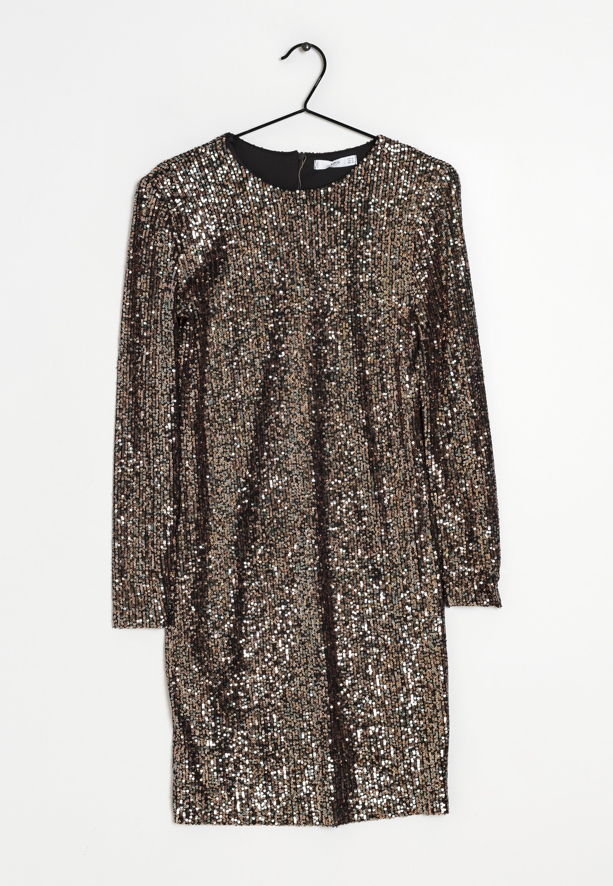 black & silver dress Black And Silver Sequin Short Dress
