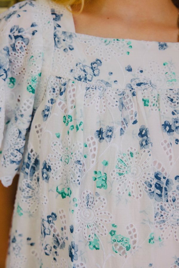 ROBEA - Day dress - aigue marine4