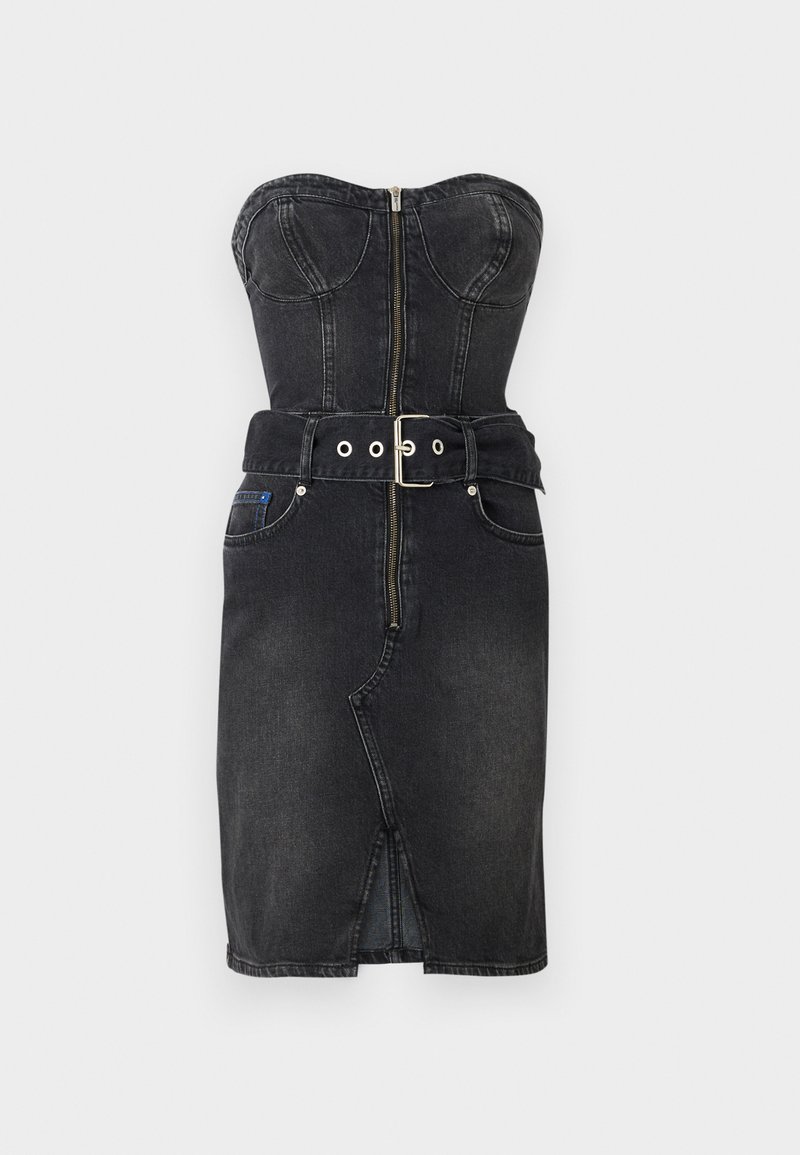 Karl Lagerfeld Jeans Jeansjurken zwart denim/blackdenim Karl Lagerfeld Jeans Jeansjurken zwart denim/blackdenim