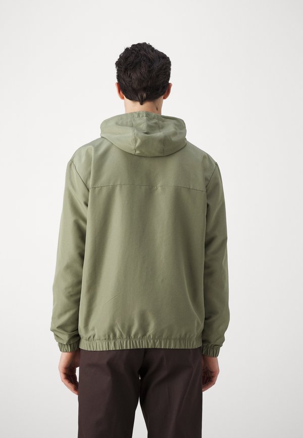 ESSENTIALS GRAPHIC FULL ZIP - Summer jacket - dark olivine4