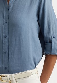 Lauren Ralph Lauren TISSUE LINEN SHIRT - Užsagstoma palaidinė - pale azure