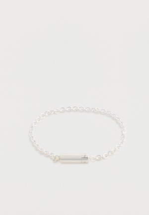 POLISHED STERLING CHAIN CABLE BRACELET - Apyrankė - silver-coloured