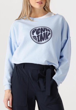 PRINT - Sweatshirt - lichtblauw