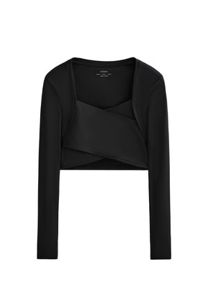 OYSHO COMFORTLUX  - Bluză cu mânecă lungă - black