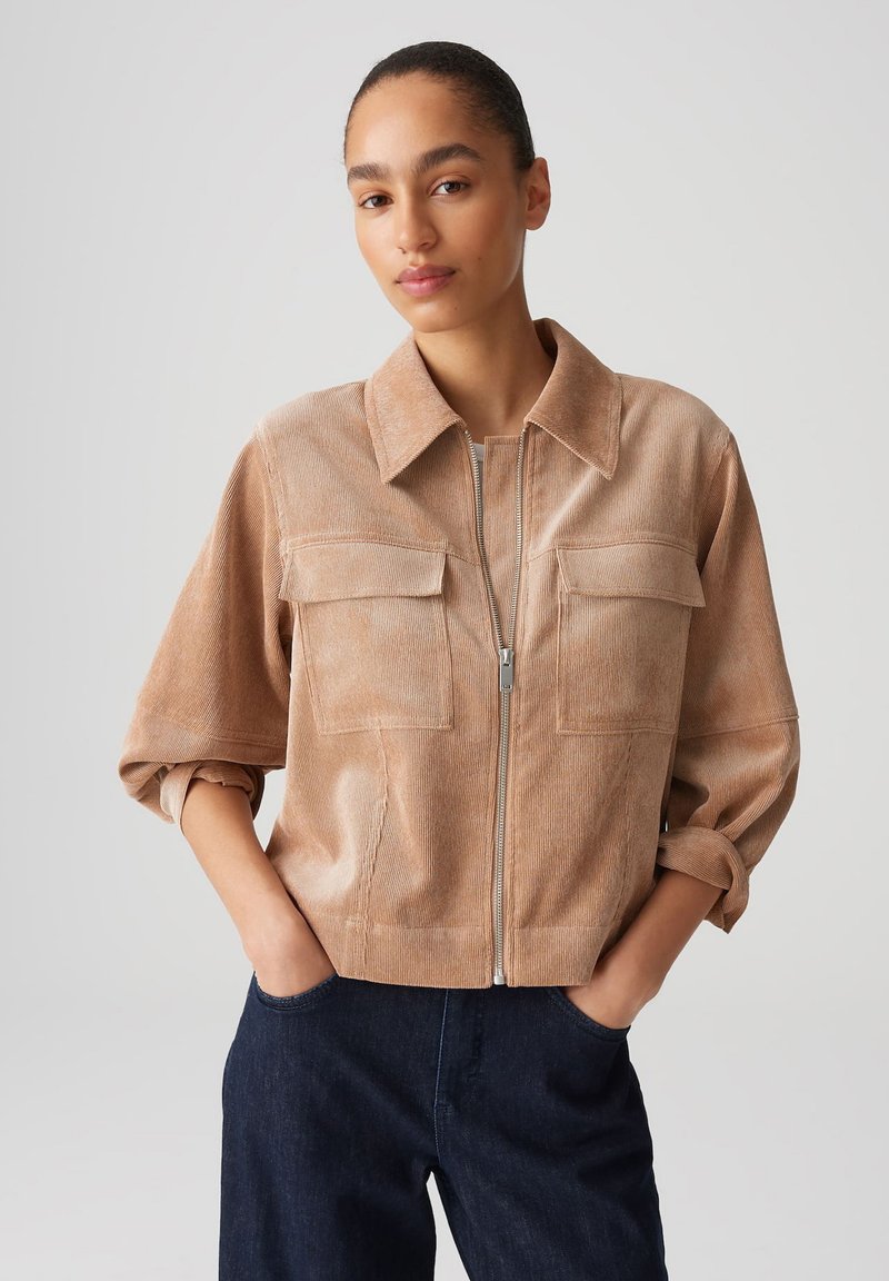 OPUS 3/4 SLEEVE LOCKERE PASSFORM - Summer jacket - golden oak
