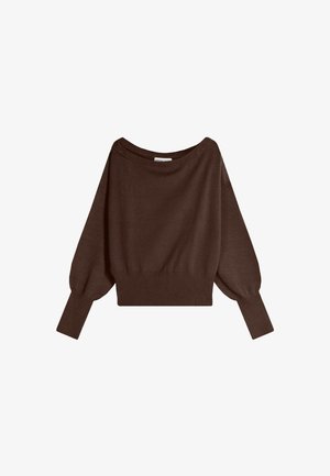 Bershka, Strickpullover - dark brown