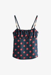 Non sélectionné, red navy polka dot
