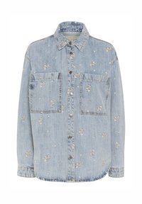 KABABETH - Traper jakna - blue denim feather flower emb