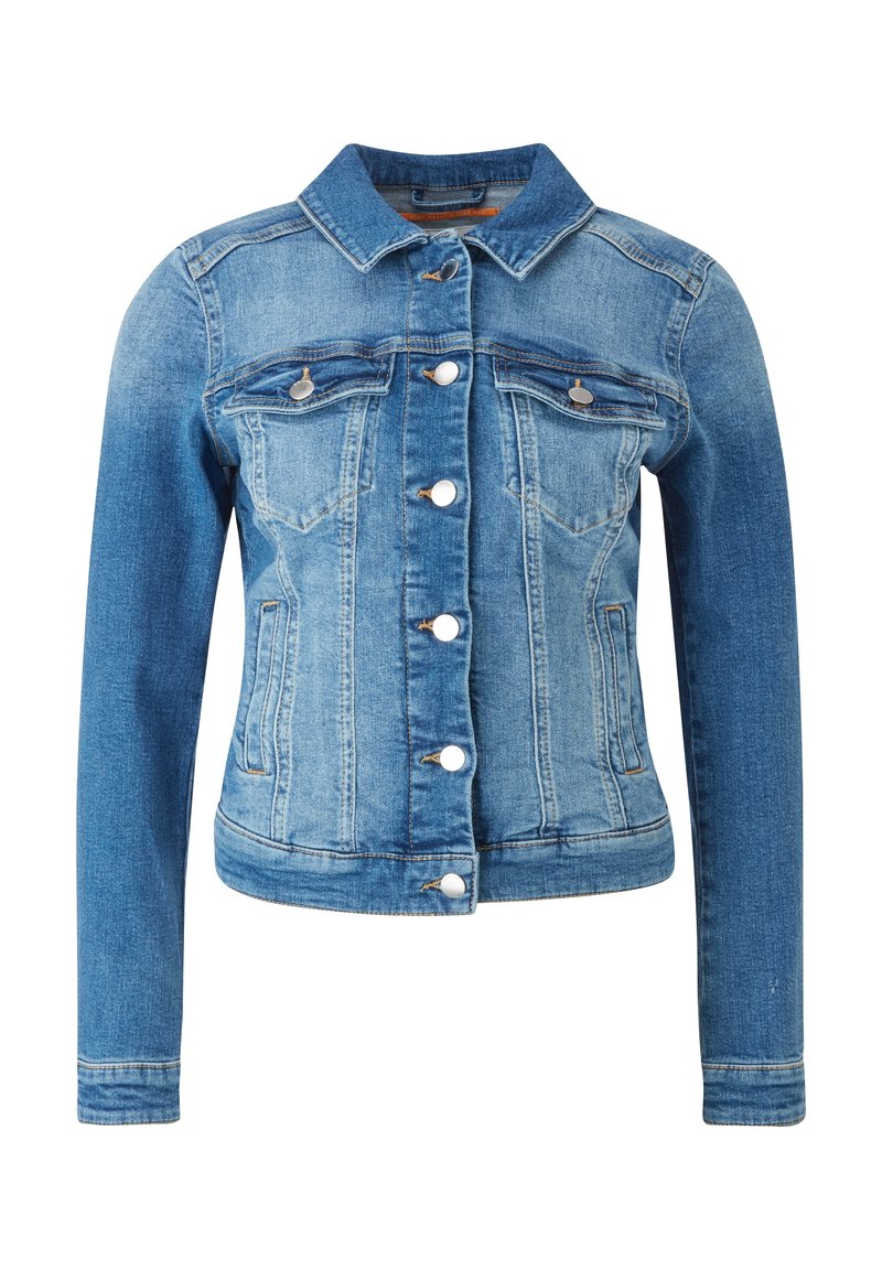 QS Spijkerjas donkerblauw denim