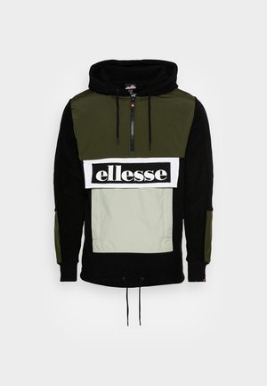 Ellesse PERIODIC - Vesta od flisa - black/khaki