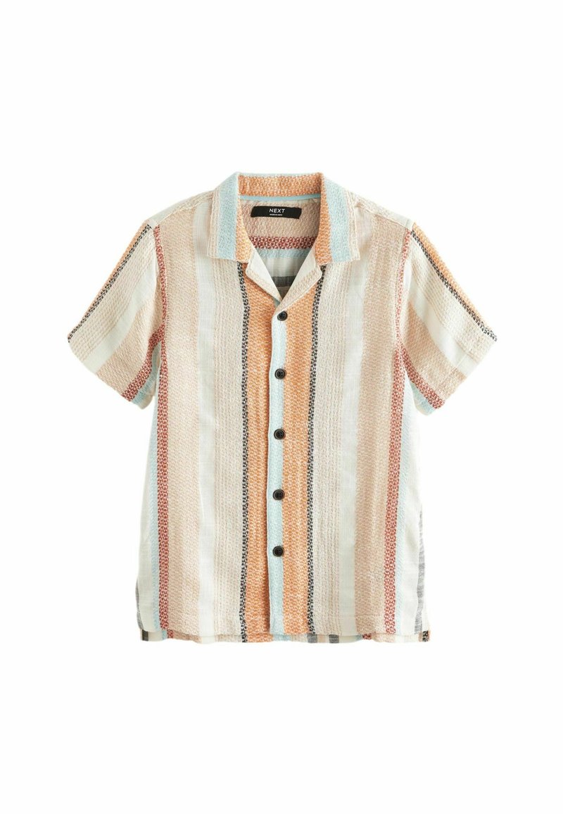 Next - SHORT SLEEVES TEXTURED STRIPE  - Košile - multi, Zvětšit