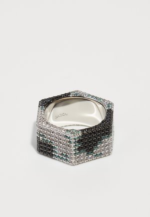 CAMO BOLT UNISEX - Ring - silver-coloured/black
