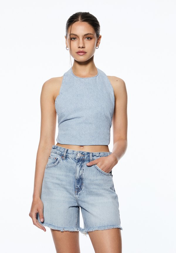 HIGH-WAIST - BERMUDA  - Jeans Shorts