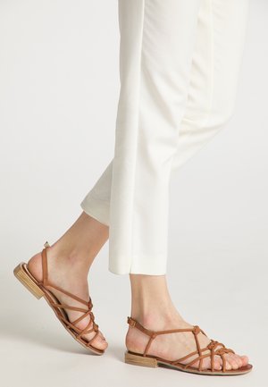 Sandalen - cognac