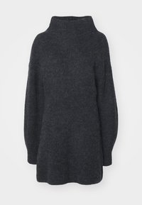 EXCLUSIVE VERONA NECK DRESS - Jumper dress - grey melange