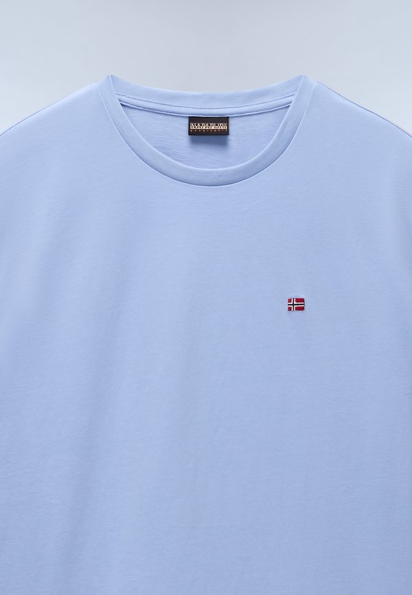 SALIS - Basic T-shirt - soft chambray2