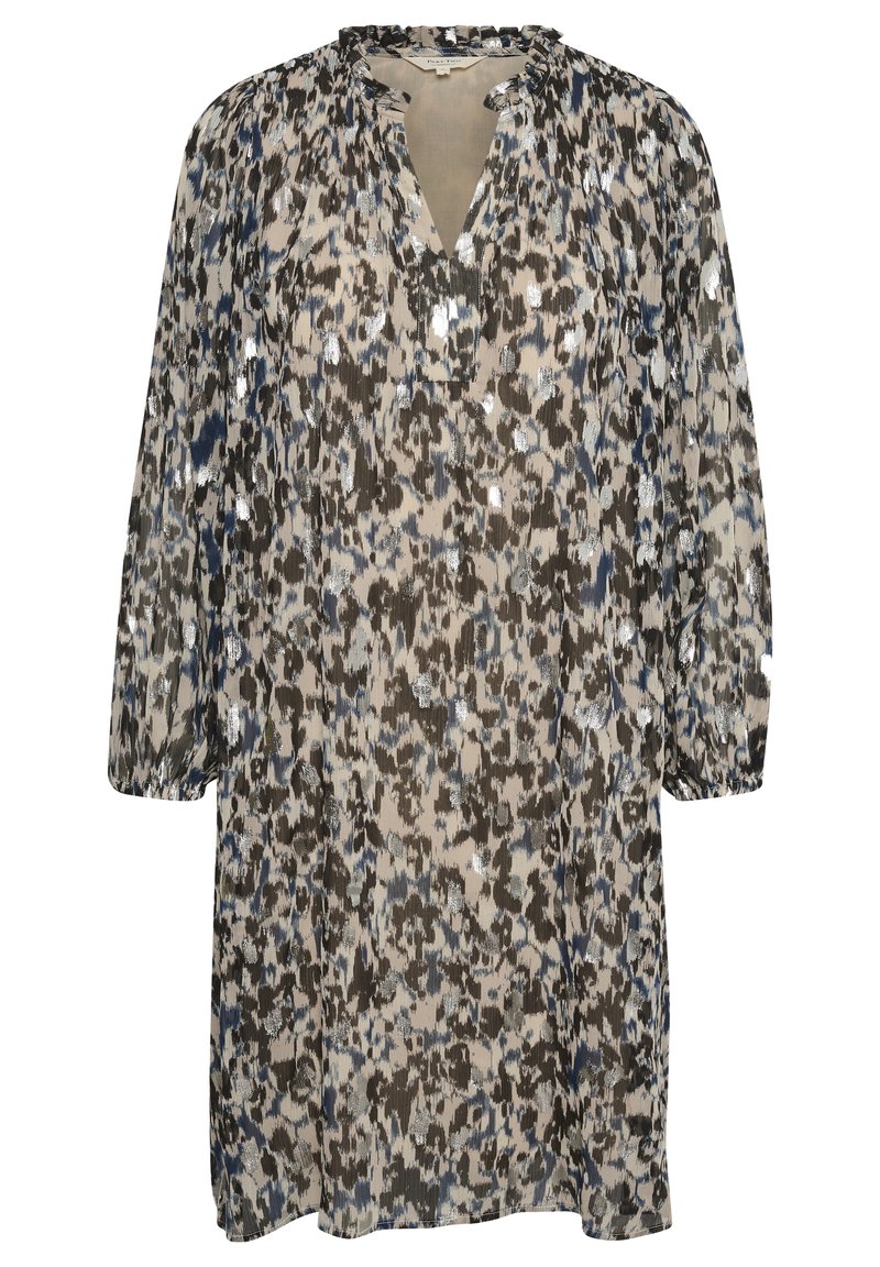 Part Two Jurk beige mêleerd