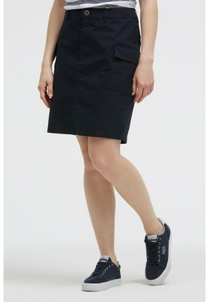 Soccx, SOCCX BASIC ROCK IM CARGO-STIL - Denim skirt - blue navy