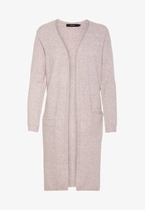 Vero Moda VMDOFFY LS LONG OPEN GA NOOS - Gilet - woodrose