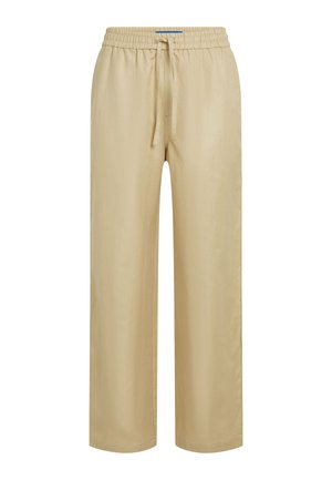 Beežid, laiad püksid, mis on valmistatud kergest kangast. Omavad elastset vöökohaspaela ja nööri, pakkudes lõdvestunud istuvust ja sujuvat tekstuuri.