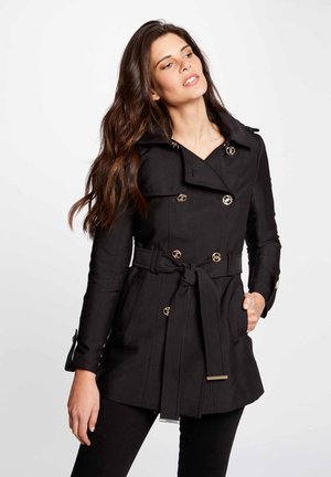STRAIGHT - Trenchcoat - black