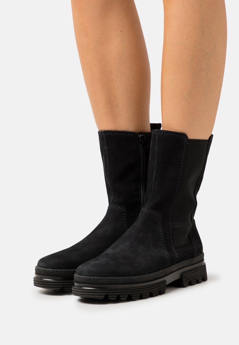 gabor flat ankle boots