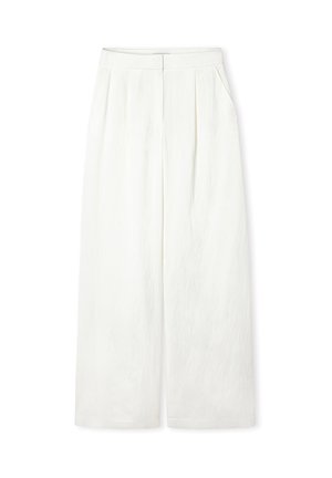 Ipekyol, IPEKYOL PANTS WIDE-LEG PANTS WITH WRINKLE EFFECT - Broek - cream
